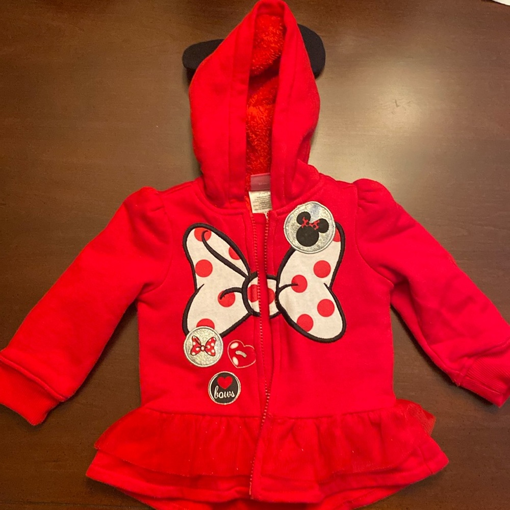 Disney two piece fleece jacket and long sleeve shirt. In excellent condition.